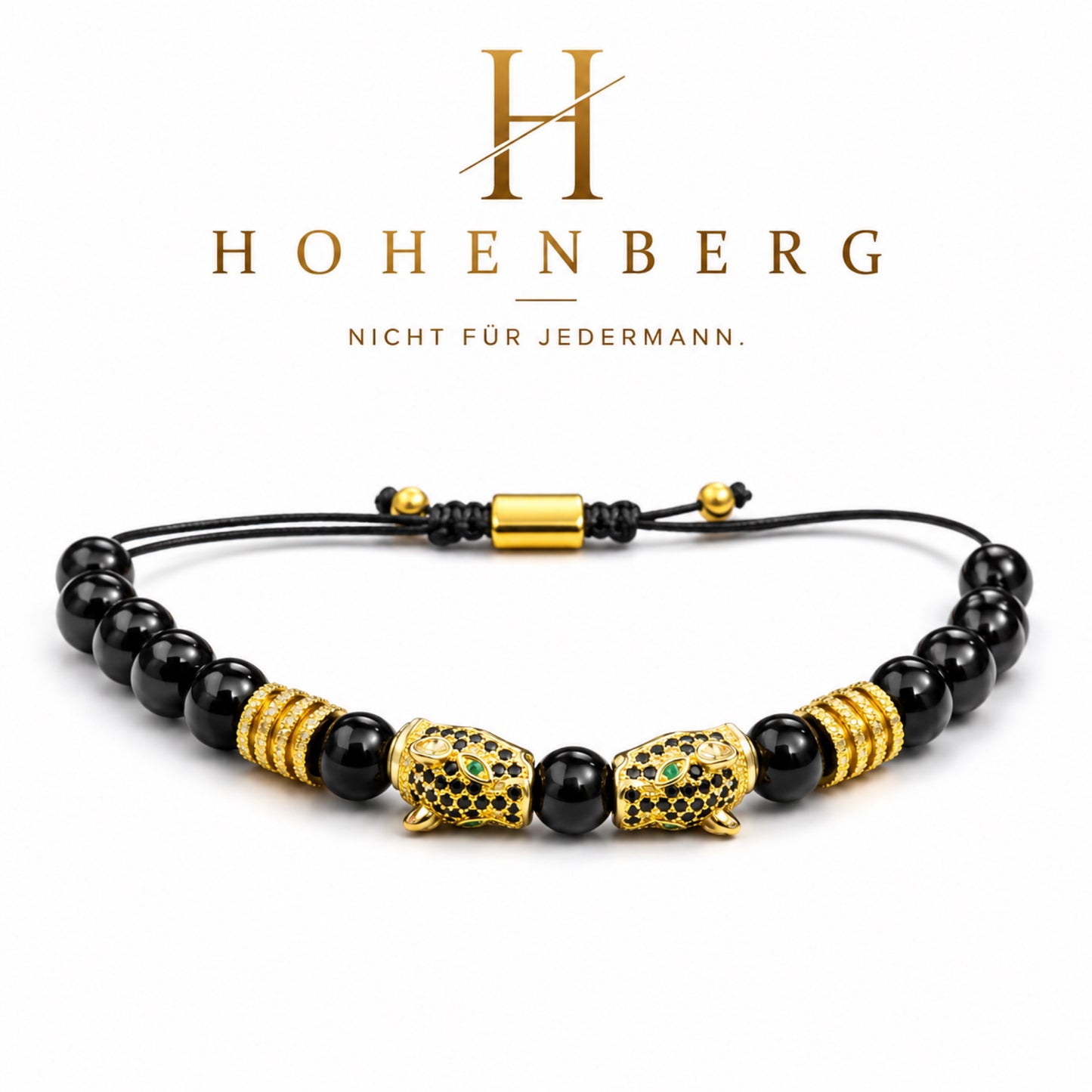HOHENBERG - Armband " PANTHER NOCTIS ELITE " limited Edition