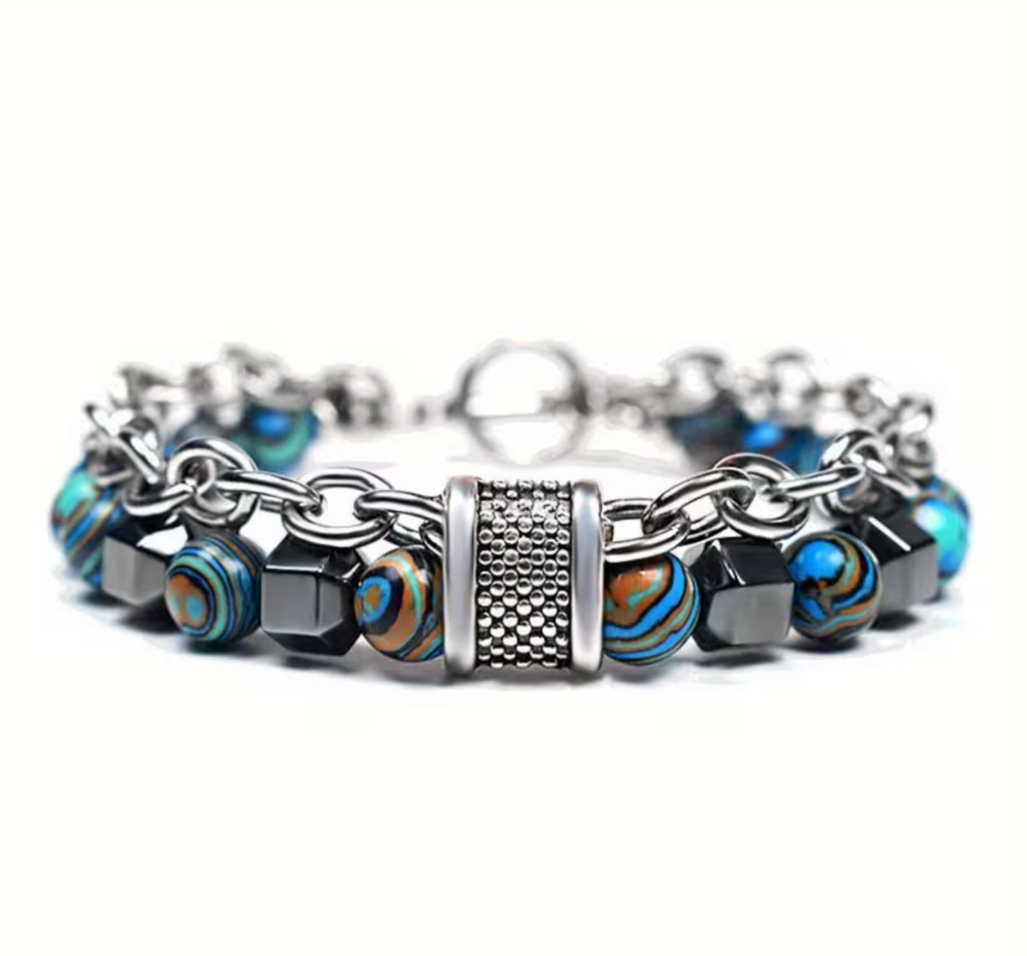HOHENBERG Herrenarmband - Ocean Silver Armband"
