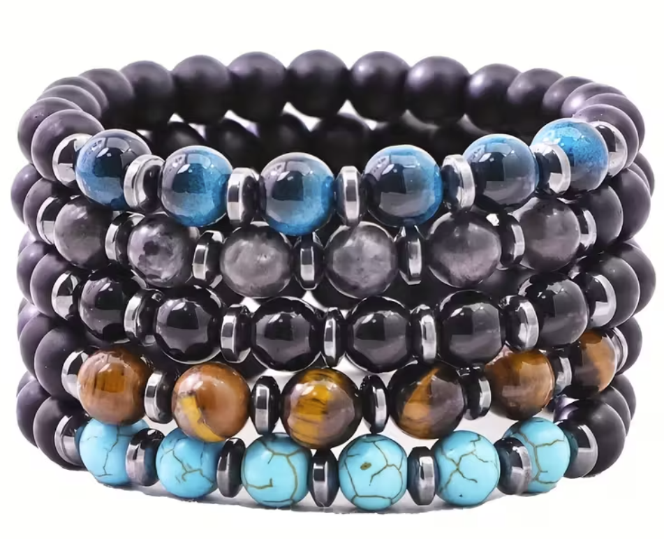 Armbänder für den Mann - 5er Armband Set