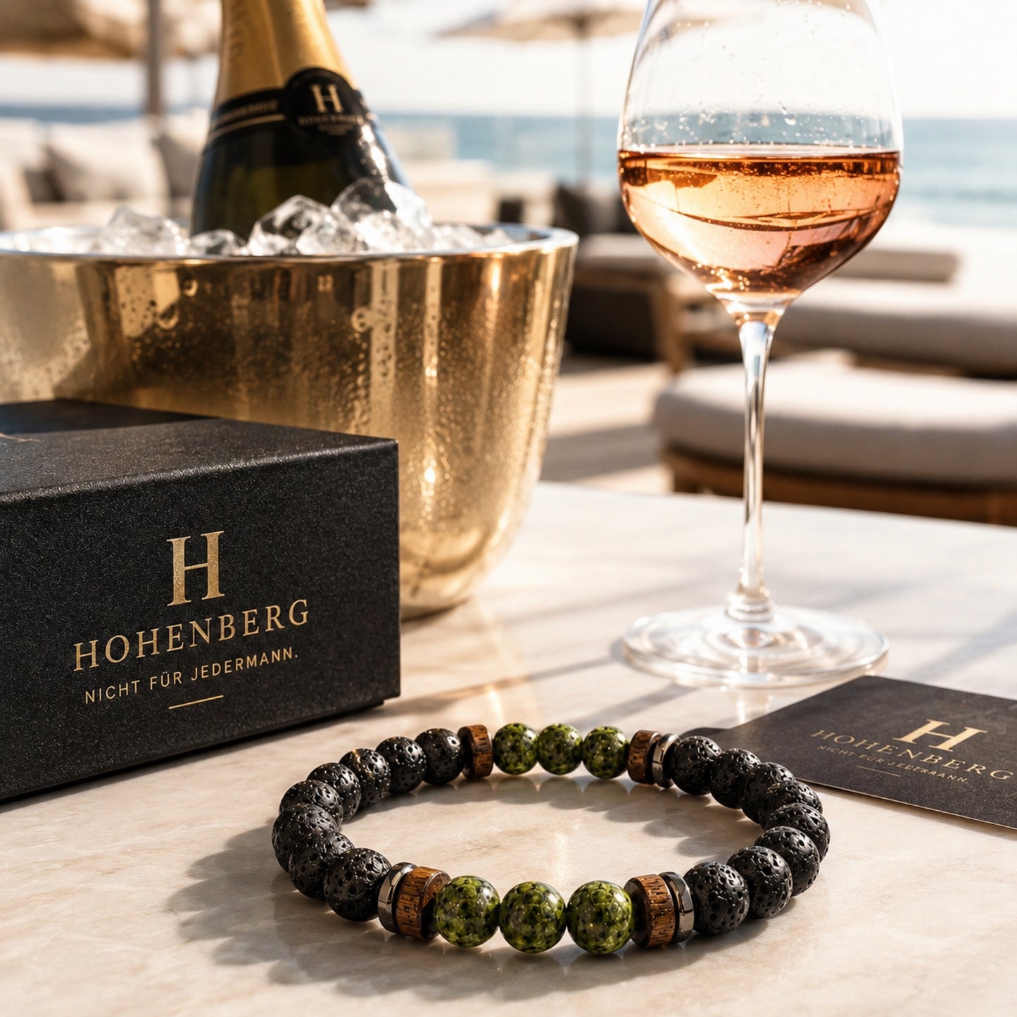 HOHENBERG - Herren-Armband -"Alpine Spirit"