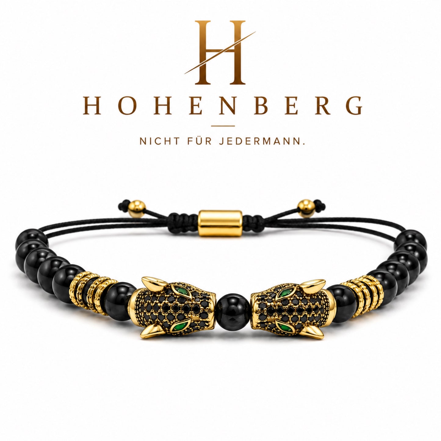 HOHENBERG - Armband " PANTHER NOCTIS ELITE " limited Edition