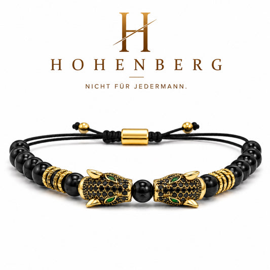 HOHENBERG - Armband " PANTHER NOCTIS ELITE " limited Edition