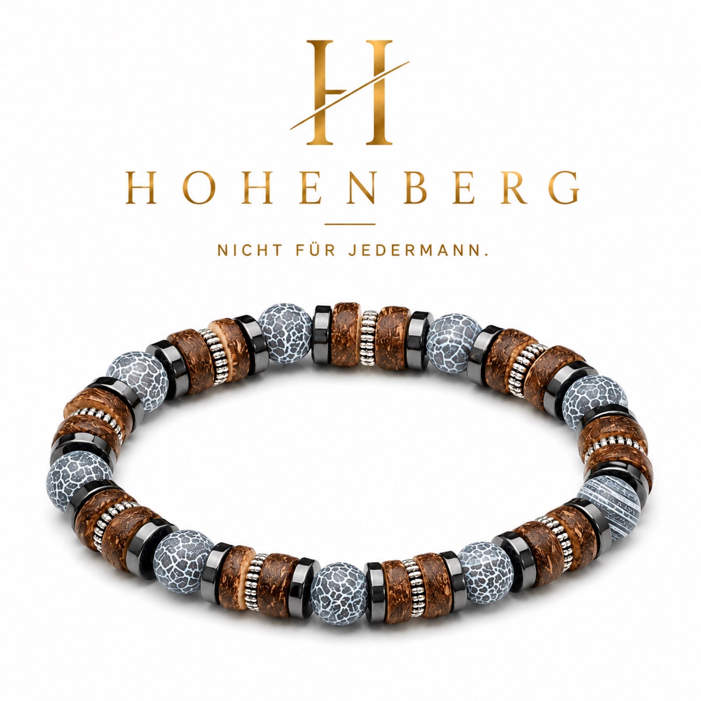 HOHENBERG Armband - " Royal Earth" für den Abenteurer
