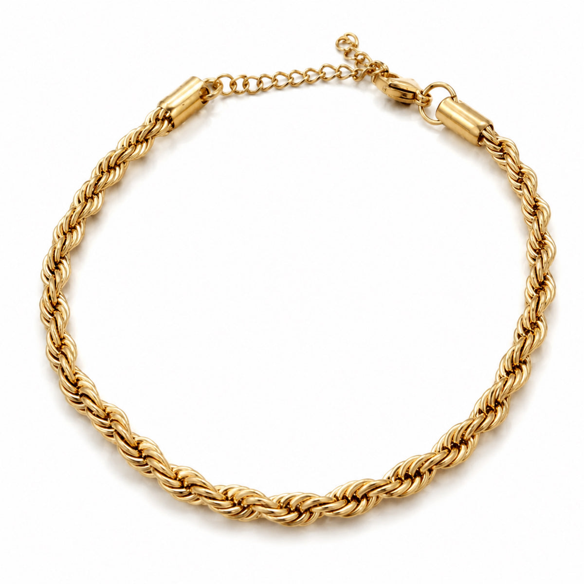 HOHENBERG Herren-Armband "AURELIS – Rope Bracelet Gold"