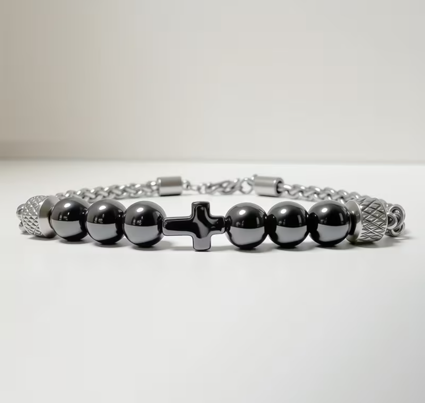 HOHENBERG Herren-Armband "Black Cross Legacy"