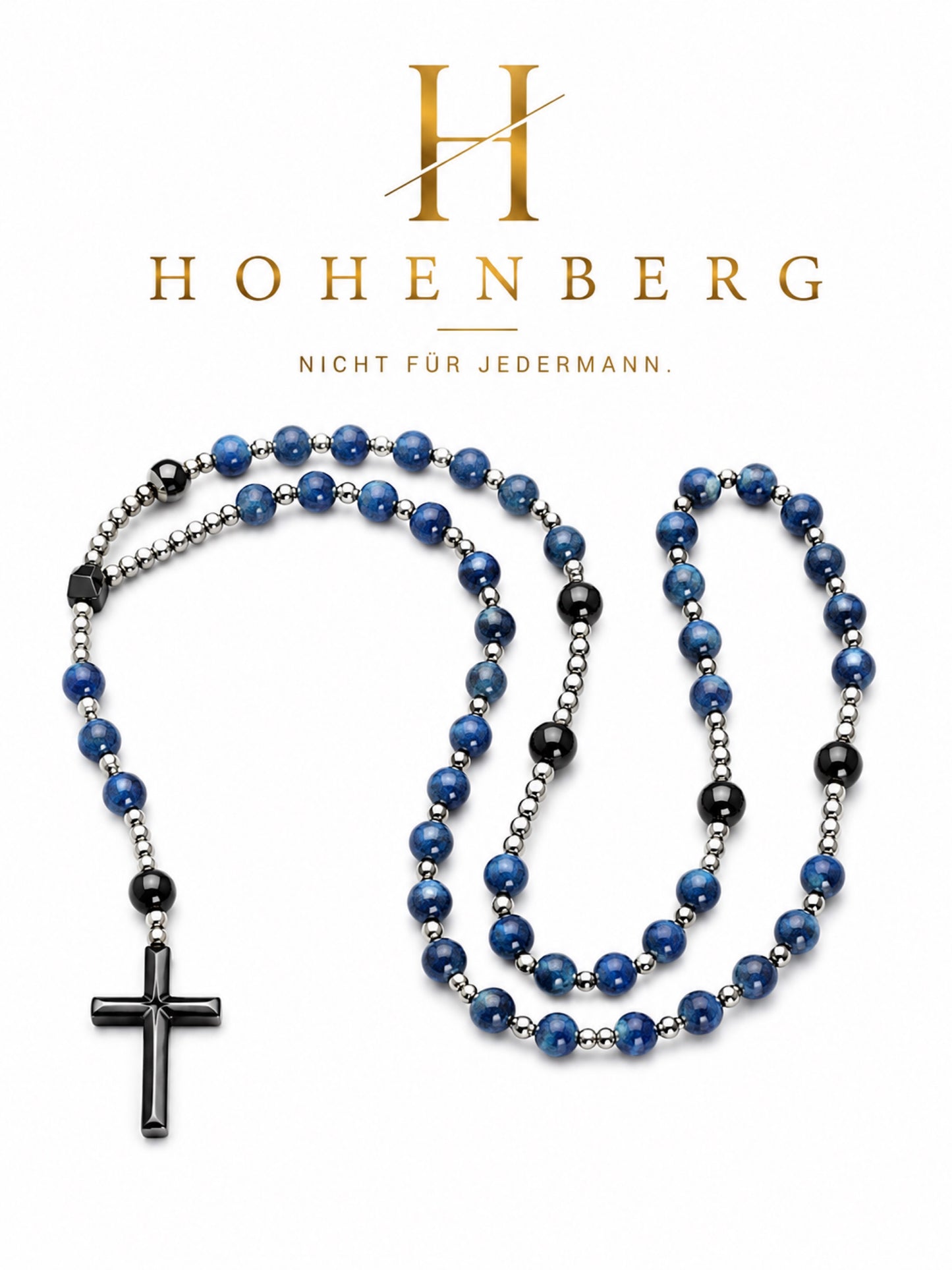 HOHENBERG - Extravagante Herren-Halskette - "Ocean Legacy"  (Luxury Edition)