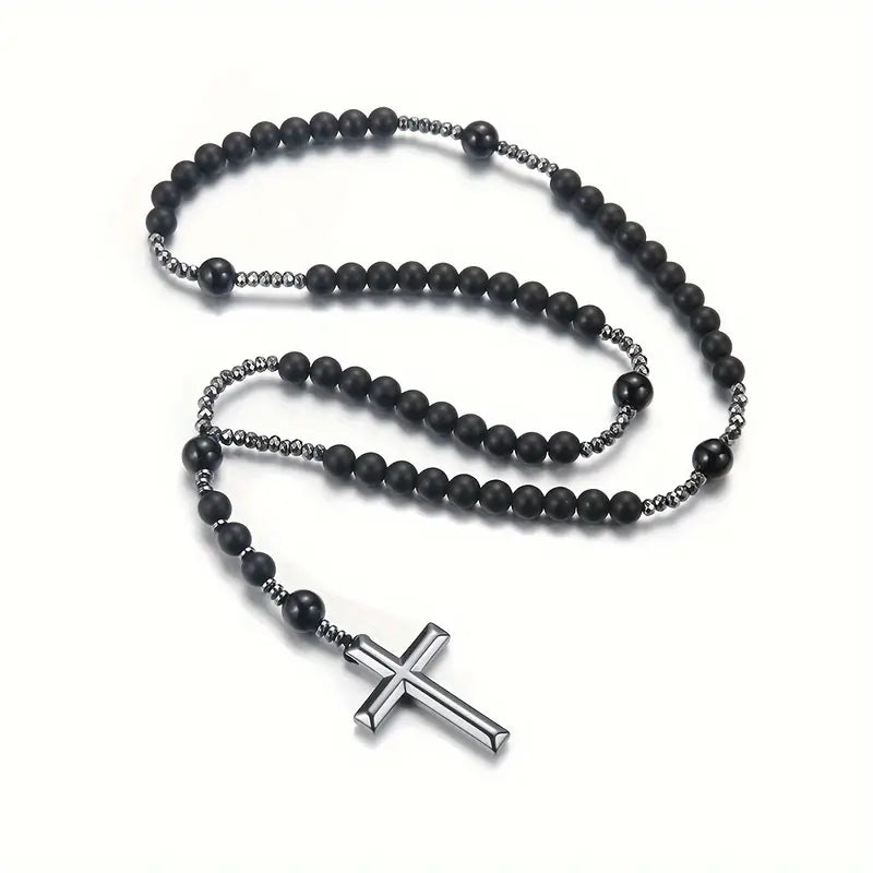 Halskette- "Black Diamond Rosary" (Luxury Edition)