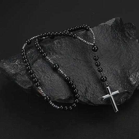 Halskette- "Black Diamond Rosary" (Luxury Edition)