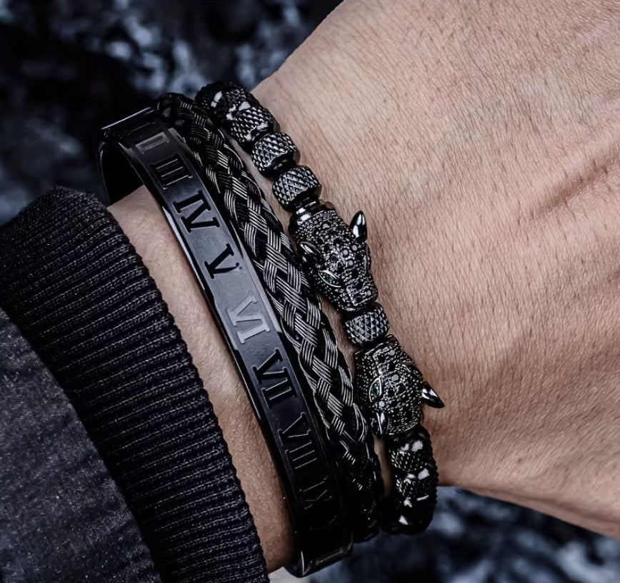 HOHENBERG - Armband "NOCTIS PANTHER" limited Edition