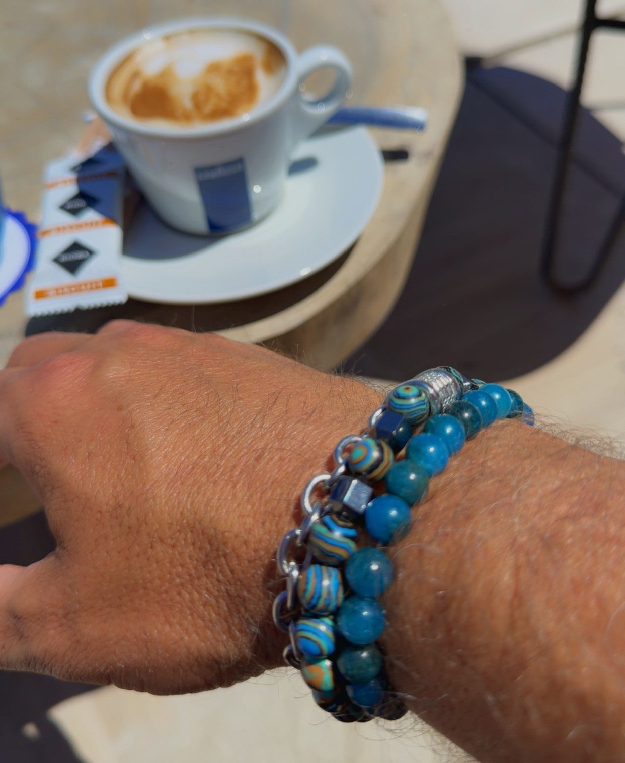 HOHENBERG Herrenarmband - Ocean Silver Armband"