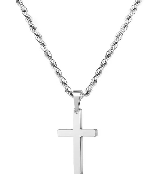 HOHENBERG - Herren-Halskette - "Ascend Cross"
