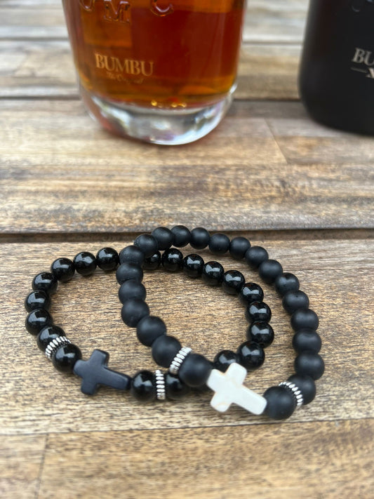 Armband - "Obsidian Grace"