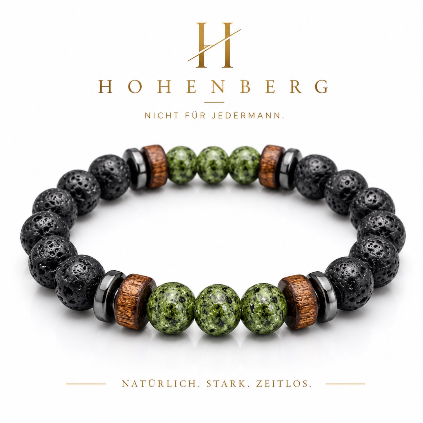 HOHENBERG - Herren-Armband -"Alpine Spirit"